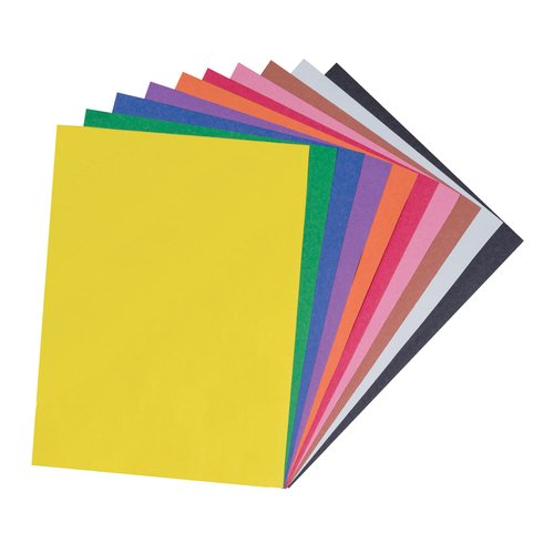 Prang (Formerly SunWorks) Construction Paper, 10 Assorted Colors, 9" x 12", 100 Sheets