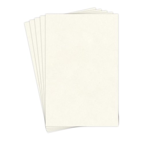 New White Stationery Parchment Paper | 24 Lb Bond / 60 lb Text / 90 GSM Paper | 50 Sheets Per Pack | 11” x 17” Inches