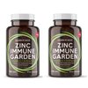GANNON MED Chelated Zinc 50mg Immune Garden Vitamin C 800mg Zinc Supplements Echinacea 600mg per Tablet - Immunity + Skin + Reproductive Health Minerals - Zinc Chelate Immune Booster for Kids & Adults