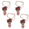 Jinshining 4 Pcs Halloween Blood Props Fake Scary Broken Body Parts Practical Jokes car Charm for Haunted House Halloween Vampire Zombie Party Decorations
