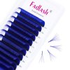 Colored Lash Extensions Mixed Tray Volume Lash Extensions Easy Fan Volume Lashes Blue Lash Extensions Flowering 0.07 Color Lashes Extension (Blue-0.07D-20-25mm)