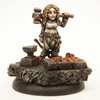 Stonehaven Miniatures Dwarf Blacksmith Figure (for 28mm Scale Table Top War Games) - Made in USA