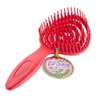 Dompel Hair Brush Pirulito, antistatic bristles, for all hair types, this brush set comes in four delicious scent (Strawberry, Pineapple, Grape, and Green Apple), Model 4018.
