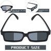 12 Pack Sunglasses Rear View Mirror Sunglasses Real Detective Glasses Anti Track See Behind You with Inside The Lens Mirrors for Kids Personal Security