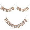 Gifts, Cards, Thank You Rustic Wedding Decoration Flag Garland Wedding Banner Party Decorations