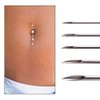 Ear Nose Piercing Needles - 25pcs Mix Body Piercing Needles 12g.14g.16g.18g.20g for Piercing Needle Supplies Piercing Kit