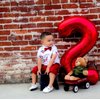 Red Number 4 Balloon 40 Inch, 4 Balloon Number, 4th Birthday Decorations, Red Party Supplies for Boys Girls