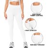 Natural Feelings High Waisted Leggings for Women Pack Ultra Soft Stretch Opaque Slim Yoga Pants White
