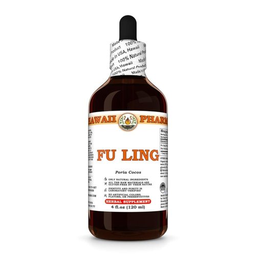 Fu Ling (Poria Cocos) Dry Sclerotia Tincture, Made in Hawaii, All Natural, Vegan, Pure Liquid Extract - 4 fl.oz