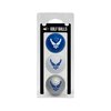 Team Golf Military Air Force 3 Golf Ball Pack Regulation Size Golf Balls, 3 Pack, Full Color Durable Team Imprint