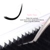 BEYELIAN Flat Eyelash Extension, Ellipse Lash Extensions 0.15 C Curl 7-15mm 16 Rows Matte Black Eyelash Extension Supplies Classic Lash Extensions Individual Eyelashes Salon Use