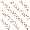 TUUXI 10pcs Spiral Hair Pins 2 Inch Rose Gold Metal Screw Hair Pins Fast Bun Spiral Bobby Pins Hair Accessories for Hair Style