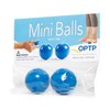 OPTP Mini Balls - Vinyl Air-Filled Self-Massage Ball Set (2 Piece) for Hand and Foot Therapy- Small Therapy Balls for Improved Strength, Fine Motor Skill Development, and Soft Tissue Mobilization