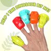 12PCS Biting Finger Dinosaurs Pull Back Cars Toys Set for Kids Boys Girls Toddlers, Racing Vehicle Dinosaur Party Favors Bulk Finger Toys for Classroom Prizes, Pinata Fillers, Goodie Bag Stuffers