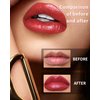 Shimmer Lipstick Long Lasting for Women with Metallic 3D Shine Hydrating Formula, Diamond Nude Glitter Lip Balm Tinted Glossy Lip Gloss High Impact Lip Color Nonstick Full-Coverage Lip Makeup-06