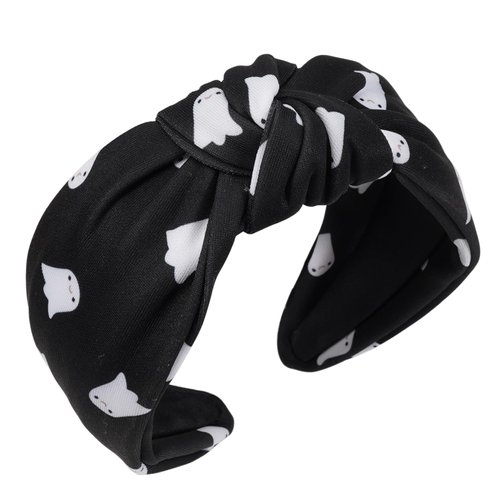 Twinfree Halloween Headbands for Women Ghost Pattern Wid Kont Hair Band Hair Hoop