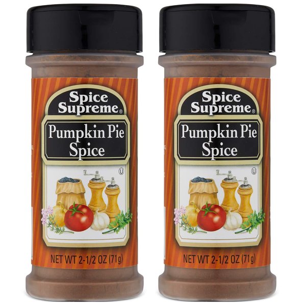 Spice Supreme: Pumpkin Pie Spice, 2.5 oz Size (2 Pack)