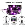 KontrolFreek Gaming Lights: LED Strip Lights, USB Powered with Controller, 3M Adhesive for TV, Console, PC, Wall (9 ft)