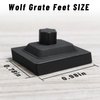 826885 Stove Grate Rubber Feet Replacement for Wolf CG Series Gas Cooktop Range Burner Grate Pad Rubber Support Bumpers Parts, Fit for Wolf Cooktop CG304T/S CG304P/S CG365P/S CG365T/S (6 Pack)