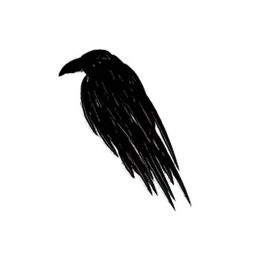 Dopetattoo 6 Sheets Temporary Tattoos Black Ravens Symbol Crows Symbol Temporary tattoo Neck Arm Chest for Women Men Adults