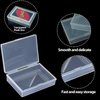2 Packs Playing Card Case Deck Plastic Boxes Gaming Card Holder Organizer Empty Snaps Closed Plastic Storage Box Clear Playing Card Case Box Internal Size (3.6 Inch X 2.6 Inch X 0.8 Inch)