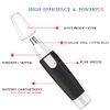 MOVOZIN Nose Hair Trimmer for Men and Women，Professional Painless Clean Nasal， Ear & Facial Hair Electric Trimmer，Battary-Operated Eyebrow Clipper，Dual Edge Blades for Easy Cleansing Black