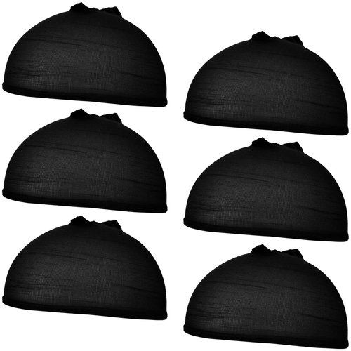 FOHOLA 6 Pcs Wig Caps, Ultra Thin Stocking Wig Cap, Unisex Breathable, Sweat Absorber Hair Wig Ca...