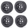CNszlan 1/7th RC Car Wheel Rims Tires Upgrades for 1/7th RC Car Arrma Limitless F1，4PCS