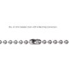 Pull Chain Extension for Ceiling Fans and Light Fixture, 59-inch Long with 6 Matching Connectors (Silver)