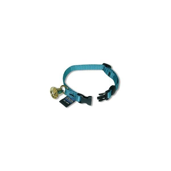 Safety Quick-Release Cat Collar with Bell - Forest Green