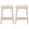 ABOOFAN 2pcs Miniature Wooden Stool Mini Wooden Dollhouse Stool 1:12 Scale Miniature Tall Stool Tiny Chair Model Dollhouse Furniture Accessories for Doll House Kitchen Pub Bar