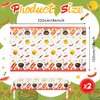Amylove 2 Pack Plastic BBQ Picnic Tablecloths 86 x 51 Inches Stain Resistant Tablecloth for Outdoor Indoor Birthday Barbecue Baby Shower Holidays Christmas Party Supplies