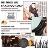 LJYBoBin 3PCS Hair Darkening Shampoo Bar,Dark Shampoo Bar for Gray Hair,Shampoo Soap for Men & Women