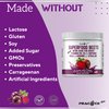 Peacock Max Beetroot Powder, 10.59 oz, 40 Servings - Superfood for Blood Pressure Support, Nitric Oxide Booster, Beet Root Extract, BCAA for Heart Health, Green Tea Extract, Berry Flavor