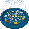 SplashEZ 3-in-1 Splash Pad, Sprinkler for Kids & Baby Pool for Learning – Toddler Sprinkler Pool, 60’’ Outside Water Toys – “from A to Z” Outdoor Play Mat for Babies & Toddlers