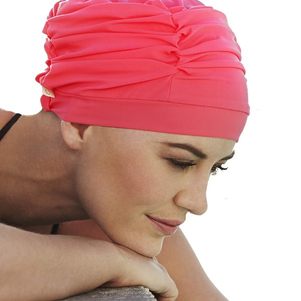 Christine Wallaroo Pink Swim Cap Turban