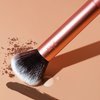 Real Techniques Everything Face Makeup Brush, Flawless Finish, Streak Free Makeup Application, For Foundation, & Powder Makeup Application, Fluffy Face Brush, Cruelty Free, 1 Count