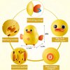 YONGSHUO Baby Musical Duck Family Toys, Early Education Kids Toys for Boys Girls Swing/Walking/Lights/Dancing Infant Tummy Time CrawlingToys Christmas Birthday Gifts (with 2 PCS Baby Duck)