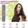 Cordless Hair Straighteners with Comb & Safety Lid，Straightening & Curling 2 in 1, Fast Heating and Rechargeable Hair Straightener in 5000mAh Great for On The Go, Portable for Travel