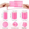 Waydress 6 Pcs Hair Rollers Hair Curlers Double Layer Bangs Hair Curlers Roller Self Grip Hair Roller Hair Curling Styling Tools with Rat Tail Comb, 3 Sizes