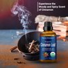 Organic Cinnamon Essential Oil 30 ml - Cinnamon Oil for Diffuser, Aromatherapy - Cinnamon Leaf Oils Essential Oil for Sinus Ease, Seasonal Congestion, Cold and Cough Symptoms - Nexon Botanics