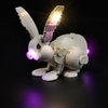 Rorliny LED Light Kit for Lego-31133 White Rabbit, Lighting Set Compatible with Lego-31133 White Rabbit Building Blocks Model (Lights Only, No Lego Set)