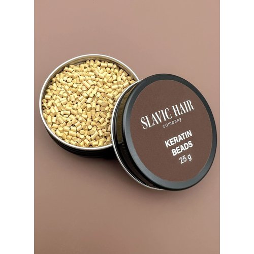 0.9 OZ Italian Keratin Glue for Hair Extensions Hot Fusion Flat/Nail/U/I Tip Beads Granules Pellet (Beige)