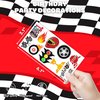 100 PCS Two Fast Race Car Temporary Tattoos Stickers Theme 2nd Birthday Party Decorations Favors Supplies Decor 2 Fast Racing Checkered Tattoo Sticker Gifts For Boys Girls School Prizes Carnival