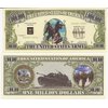 100 US Army Commemorative Million Dollar Bills with Bonus “Thanks a Million” Gift Card Set