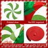 66 Pcs Christmas Candy Hanging Swirls Candy Cane Ceiling Swirls Decoration Xmas Red Green Candy Hanging Streamers for Xmas Holiday Party Home Classroom Decor
