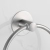 Besteffie Adhesive Towel Ring Wall Mount Hand Towel Ring Self Adhesive Towel Hanger Premium SUS304 Stainless Steel Rustproof Brushed Nickel, Kitchen, Bathroom Hand Towel Holder