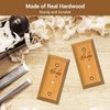 Ohuhu Guitar Wall Mount Hanger: 2-Pack Rotatable Hardwood Guitar Hangers with Screws-Adjustable Stopper Guitar Mount Hook Holder Stand for Ukulele Bass Electric Acoustic Guitar Banjo Mandolin-Wood