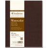 Strathmore 483-7 Softcover Watercolor Art Journal, 7.75" x 9.75", White, 24 Sheets