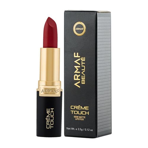 Armaf Beauté Crème Touch Bullet Lipstick - Matte Lipstick For Women, Enriched With Shea Butter | Cordovan